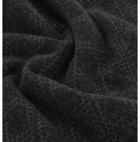 Κασκόλ GUESS Milano Scarf Jacquard AM9678POL03 Μαύρο