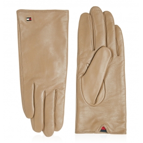 Δερμάτινα γάντια TOMMY HILFIGER 10733 Essential Μπεζ