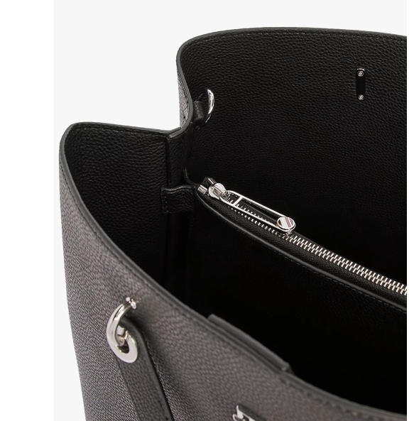 Τσάντα TOMMY HILFIGER TH Emblem Satchel 15177 Μαύρο