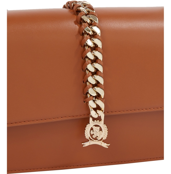 Τσάντα TOMMY HILFIGER Braided Chain Leather Crossover 16461 Ταμπά