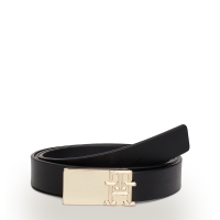 Ζώνη TOMMY HILFIGER Heritage High Waist Leather Belt 16609 Μαύρη