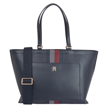 Τσάντα  TOMMY HILFIGER TH Distinct Tote 16704 Μπλε