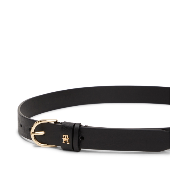 Ζώνη TOMMY HILFIGER TH Monogram Essential 2.5 16836 Μαύρο
