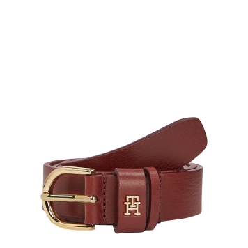 Ζώνη TOMMY HILFIGER TH Monogram Essential 2.5 16836 Καφέ