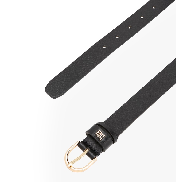 Ζώνη TOMMY HILFIGER TH Monogram Essential 2.5 16836 Μαύρο