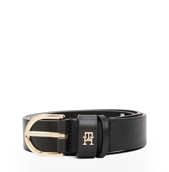 Ζώνη TOMMY HILFIGER TH Monogram Essential 2.5 16836 Μαύρο