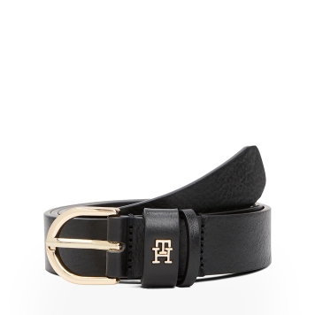 Ζώνη TOMMY HILFIGER TH Monogram Essential 2.5 16836 Μαύρο