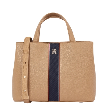 Τσάντα TOMMY HILFIGER TH Monogram Satchel 16873 Μπεζ