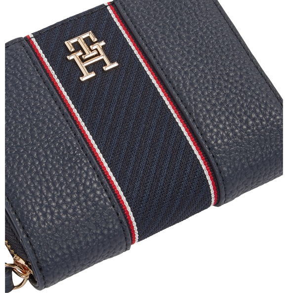 Πορτοφόλι TOMMY HILFIGER TH Monogram Zip-Around 16924 Μπλε