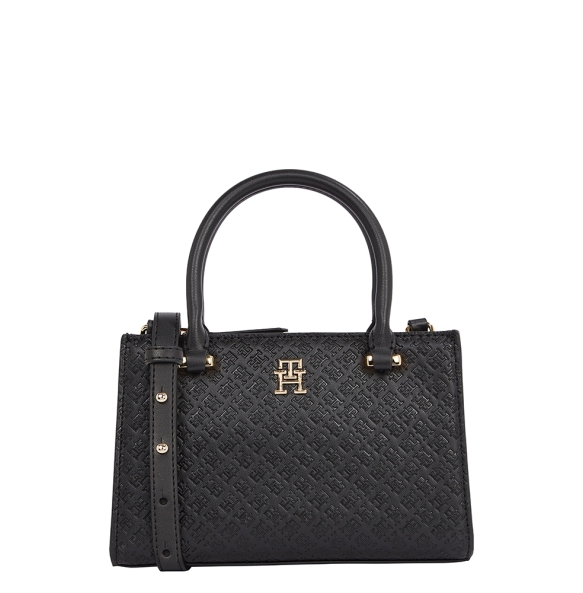 Τσάντα TOMMY HILFIGER TH Eternity Micro Tote 16932 Μαύρο