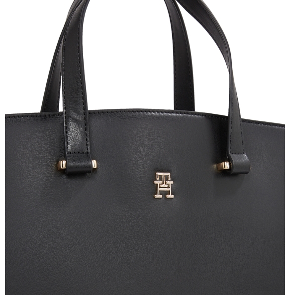 Τσάντα TOMMY HILFIGER TH City Small Tote 17067  Μαύρο