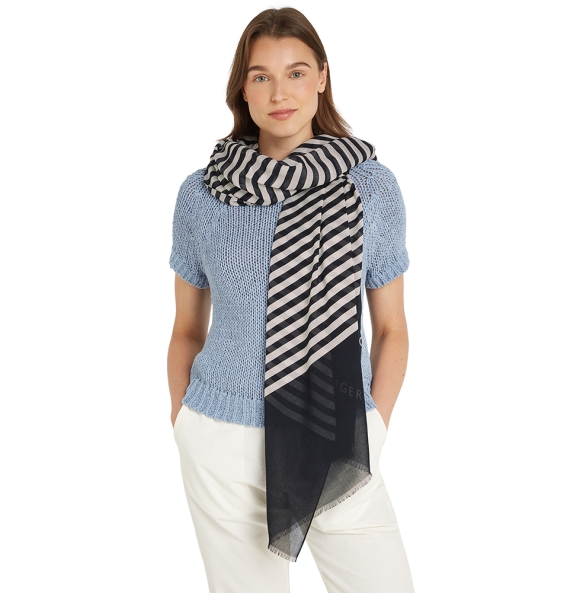 Φουλάρι TOMMY HILFIGER Essential Flag Scarf 17142 Μπλε