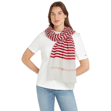 Φουλάρι TOMMY HILFIGER Essential Flag Scarf 17142 Κόκκινο