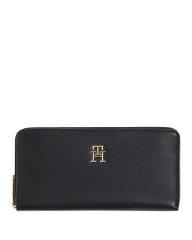 Πορτοφόλι TOMMY HILFIGER TH Monogram Zip-Around 17157 Μαύρο