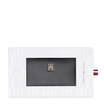 Πορτοφόλι TOMMY HILFIGER TH Monogram Zip-Around 17157 Μαύρο