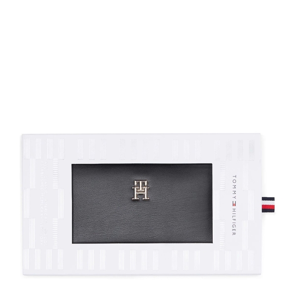 Πορτοφόλι TOMMY HILFIGER TH Monogram Zip-Around 17157 Μαύρο