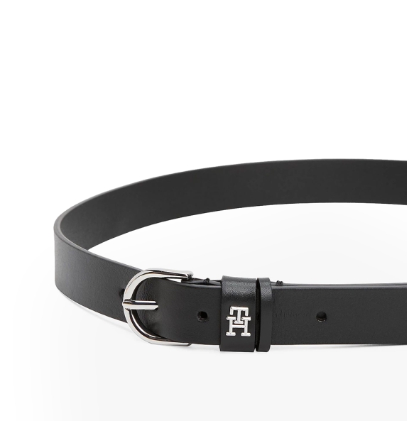 Ζώνη TOMMY HILFIGER Essential Leather Belt 2.5 17279 Μαύρο