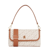 Τσάντα  TOMMY HILFIGER TH Monoplay Flap Crossbody 17341 Μπεζ 