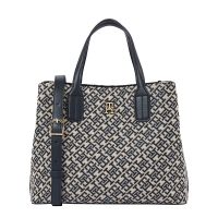 Τσάντα TOMMY HILFIGER TH Jacquard Satchel 17444 Μπλε