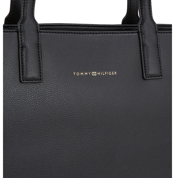 Τσάντα TOMMY HILFIGER TH Logotape Tote Bag 17449 Μαύρο