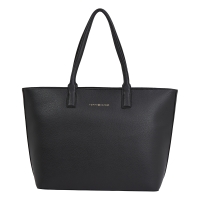 Τσάντα TOMMY HILFIGER TH Logotape Tote Bag 17449 Μαύρο