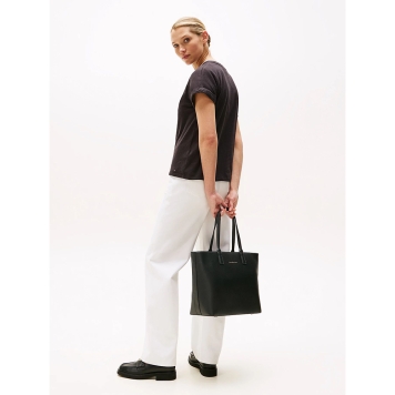 Τσάντα TOMMY HILFIGER TH Logotape Tote Bag 17449 Μαύρο