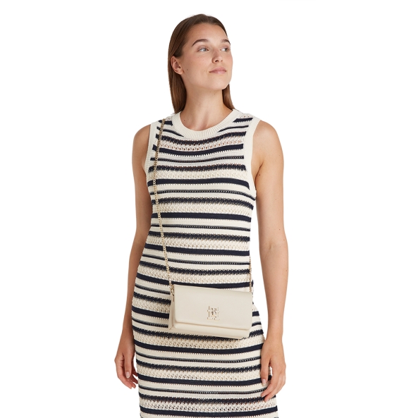 Τσάντα TOMMY HILFIGER TH Modern Mini Crossover 17462 Μπεζ