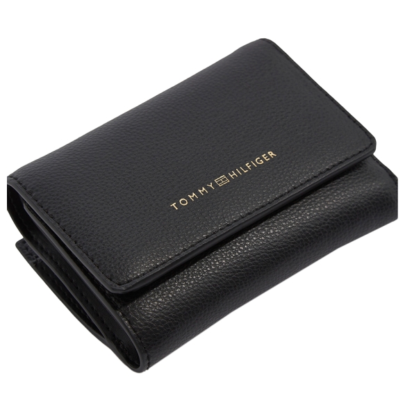 Πορτοφόλι TOMMY HILFIGER TH Logotape Trifold 17477 Μαύρο