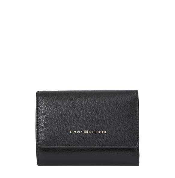 Πορτοφόλι TOMMY HILFIGER TH Logotape Trifold 17477 Μαύρο
