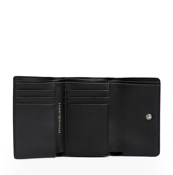 Πορτοφόλι TOMMY HILFIGER TH Logotape Trifold 17477 Μαύρο