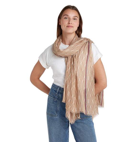 Φουλάρι TOMMY HILFIGER Essential Flag 17490 Μπεζ