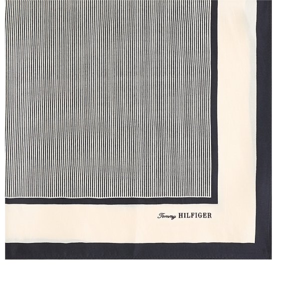 Φουλάρι TOMMY HILFIGER TH Elevated Flag Silk 17629 Μπλε