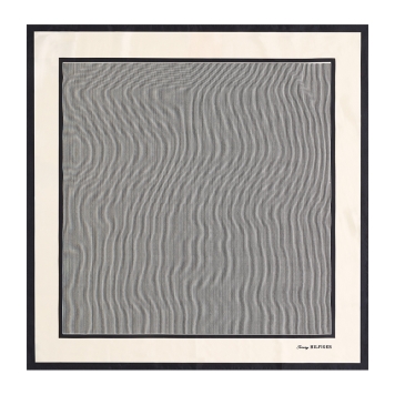 Φουλάρι TOMMY HILFIGER TH Elevated Flag Silk 17629 Μπλε