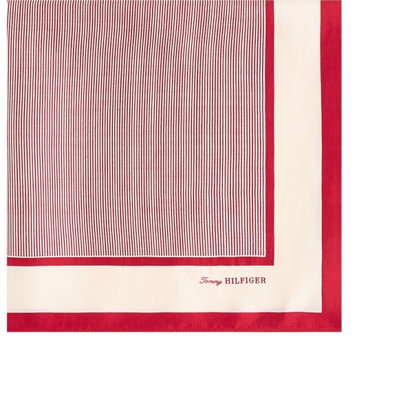 Φουλάρι TOMMY HILFIGER TH Elevated Flag Silk 17629 Κόκκινο Φουλάρι TOMMY HILFIGER TH Elevated Flag Silk 17629 Κόκκινο