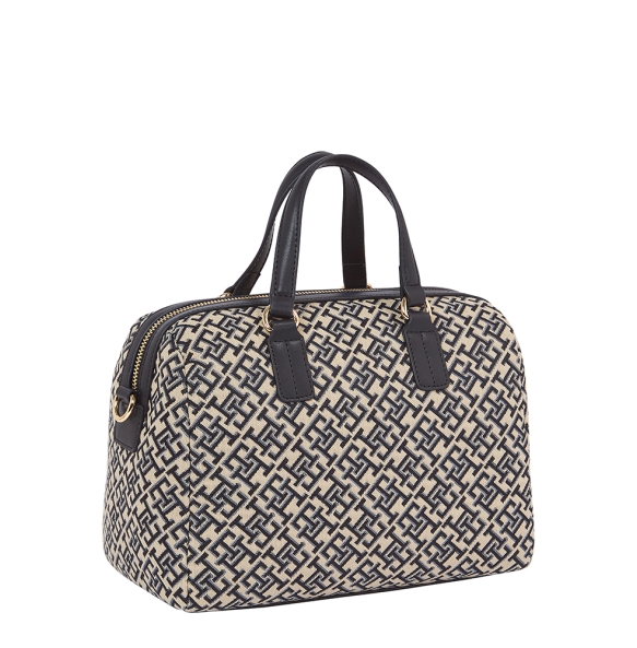 Τσάντα TOMMY HILFIGER TH Jacquard Med Duffle17633 Μπλε