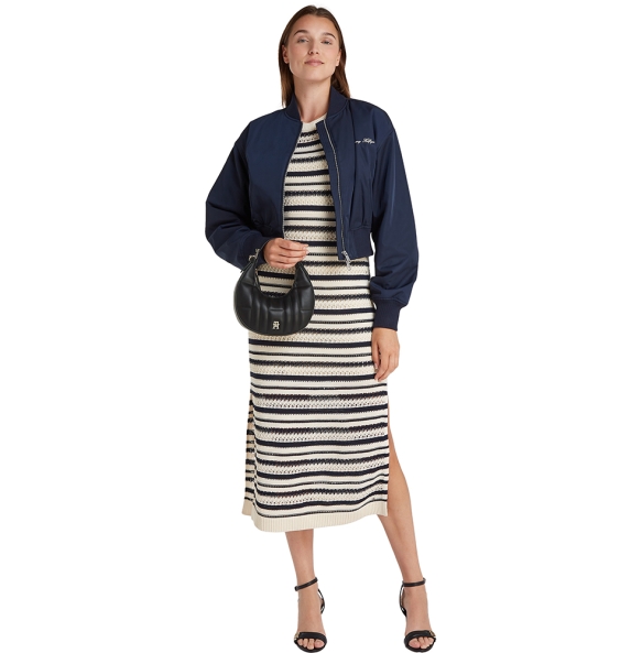 Τσάντα TOMMY HILFIGER TH Feminine Moon 17635 Μαύρο