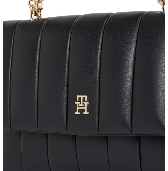 Τσάντα TOMMY HILFIGER TH Grace Medium Crossover 17669 Μαύρο Τσάντα TOMMY HILFIGER TH Grace Medium Crossover 17669 Μαύρο