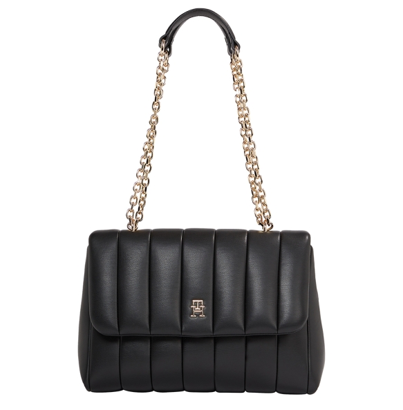 Τσάντα TOMMY HILFIGER TH Grace Medium Crossover 17669 Μαύρο Τσάντα TOMMY HILFIGER TH Grace Medium Crossover 17669 Μαύρο