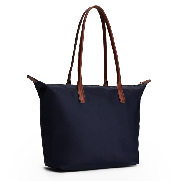 Τσάντα TOMMY HILFIGER TH Popette Monogram Tote 17706 Μπλε