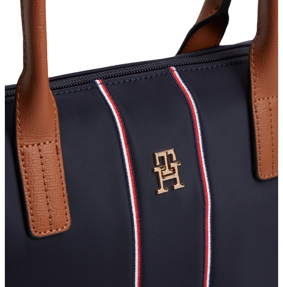 Τσάντα TOMMY HILFIGER Popette Mini Tote 17707 Μπλε