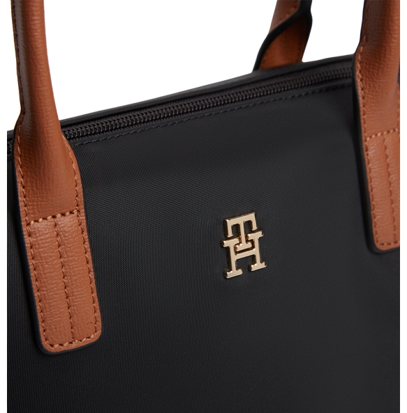 Τσάντα TOMMY HILFIGER Popette Mini Tote 17709 Μαυρο
