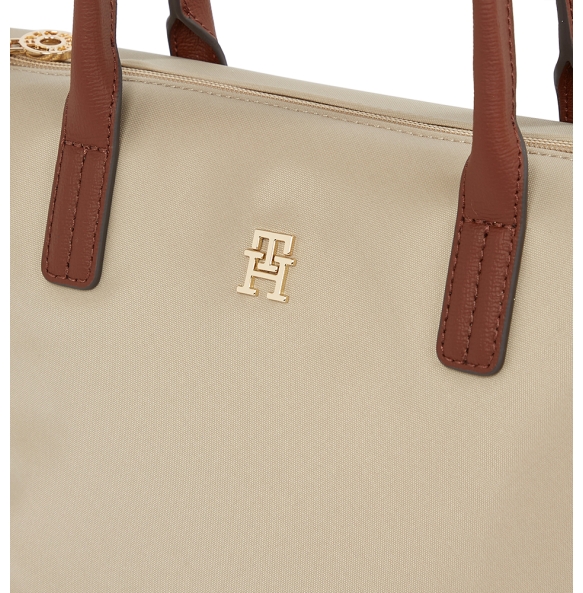Τσάντα TOMMY HILFIGER Popette Mini Tote 17709 Μπεζ