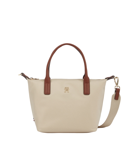 Τσάντα TOMMY HILFIGER Popette Mini Tote 17709 Μπεζ