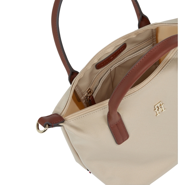 Τσάντα TOMMY HILFIGER Popette Mini Tote 17709 Μπεζ