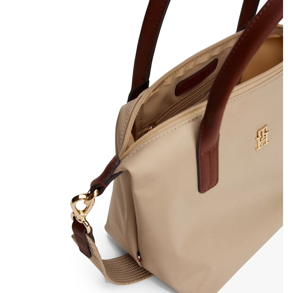 Τσάντα TOMMY HILFIGER Popette Mini Tote 17709 Μπεζ