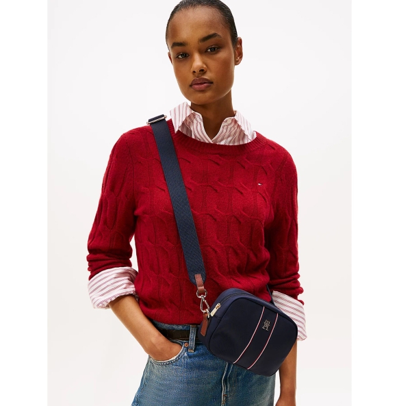 Τσάντα TOMMY HILFIGER  Popette Camera Bag 17710 Μπλε