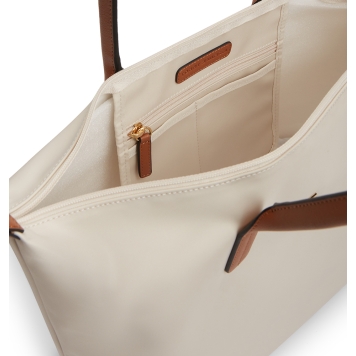 Τσάντα TOMMY HILFIGER TH Popette Monogram Tote 17711 Μπεζ