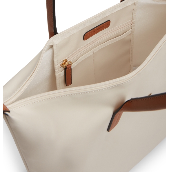 Τσάντα TOMMY HILFIGER TH Popette Monogram Tote 17711 Μπεζ