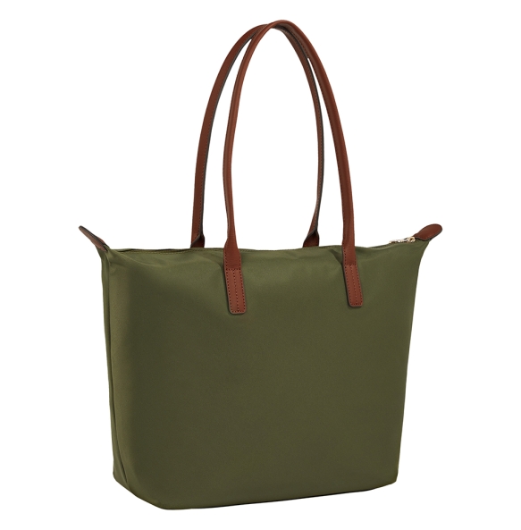 Τσάντα TOMMY HILFIGER TH Popette Monogram Tote 17711 Πράσινο