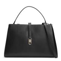 Τσάντα TOMMY HILFIGER TH Libre Monogram Satchel 17724 Μαύρο